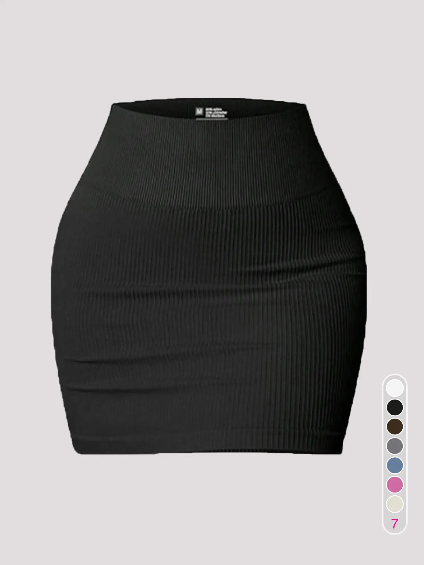 Women's High Waist Ribbed Tightening Skirt, Sporty Short Skirt, Sportswear Workout Skirts, Workout Skirts, Active Skirts, Sports Fitness Skirt, Athletic Skirts for All Seasons, Seamless Knit Anti-See-Through, Slimming and Lifted Butt