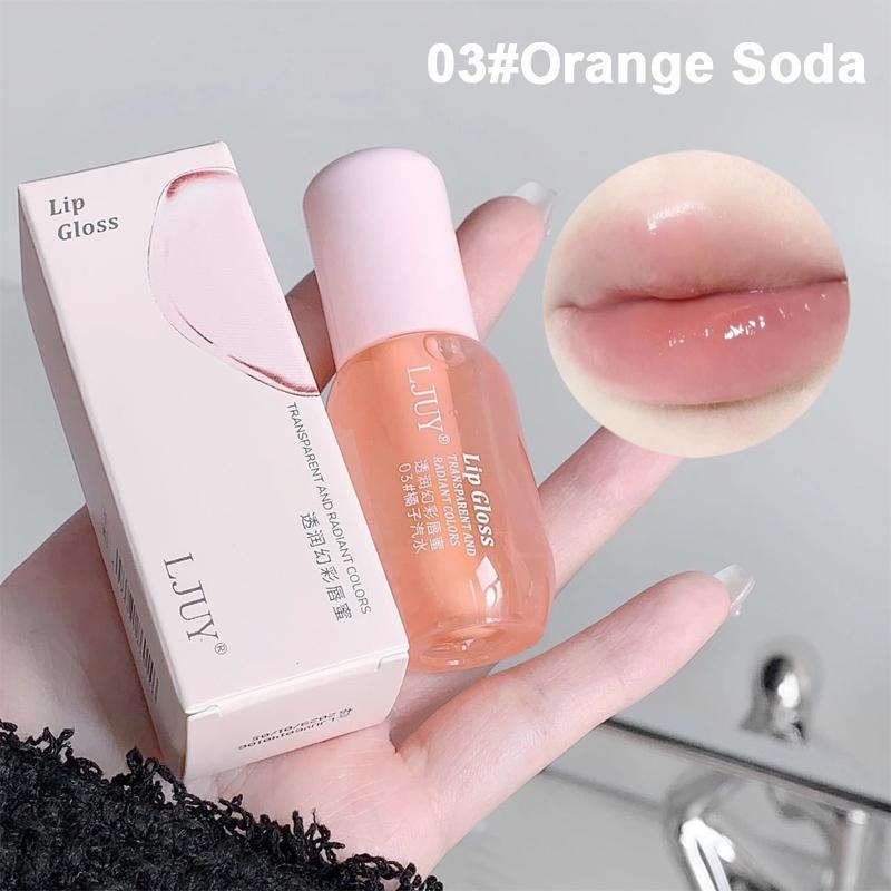 3/6/9 Counts Lip Oil Lip Balm, 3 Counts/set Moisturizing Lip Glaze, Glossy & Non-sticky Lip Stick, Plumping Lip Oil Lip Stick Cosmetic for Girls & Women, Makeup,Back to School Gifts for Students Daily