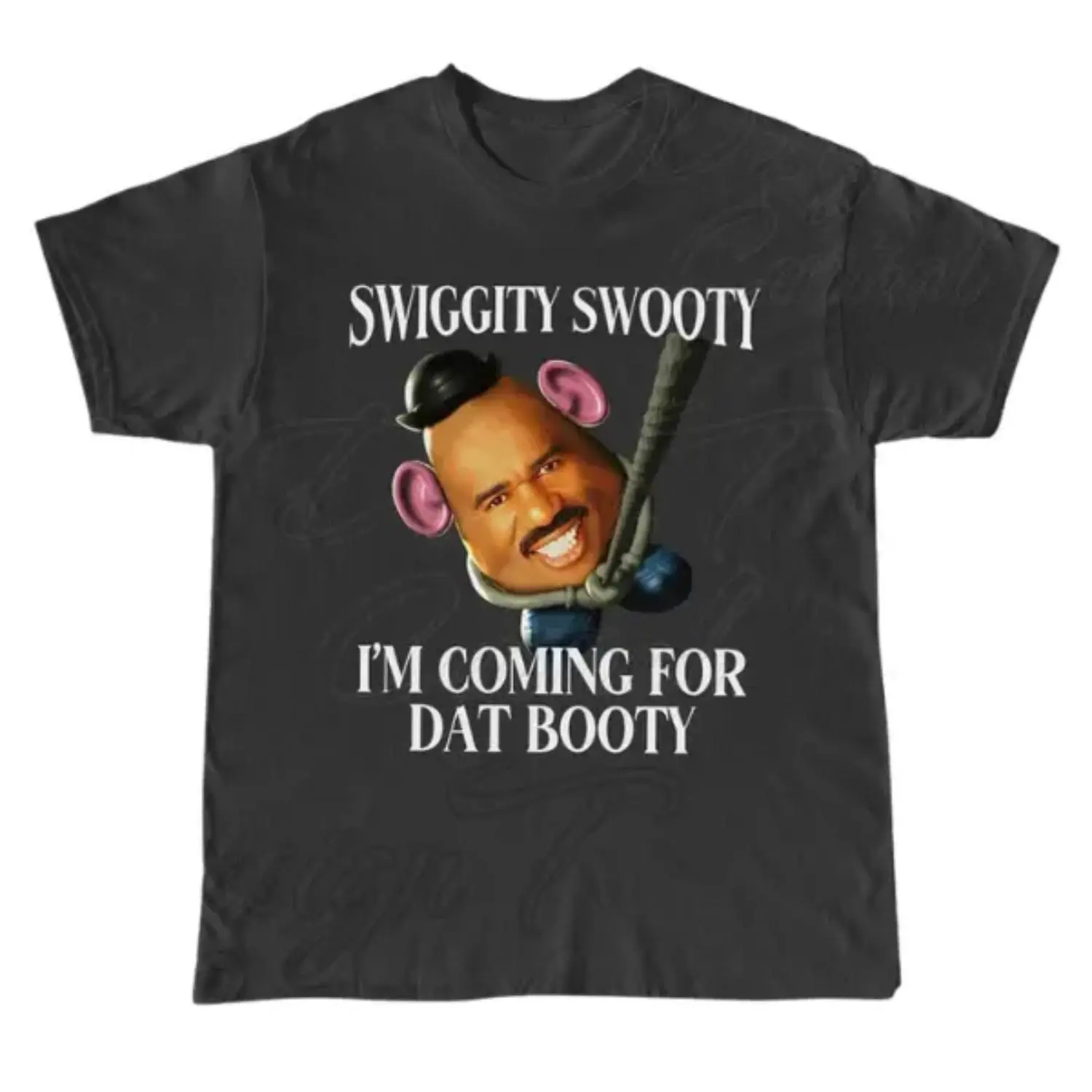 Men's Humorous Parody T-Shirt - Swiggity Swooty Potatohead Unhinged Design - Weird Gag Gift for Friends
