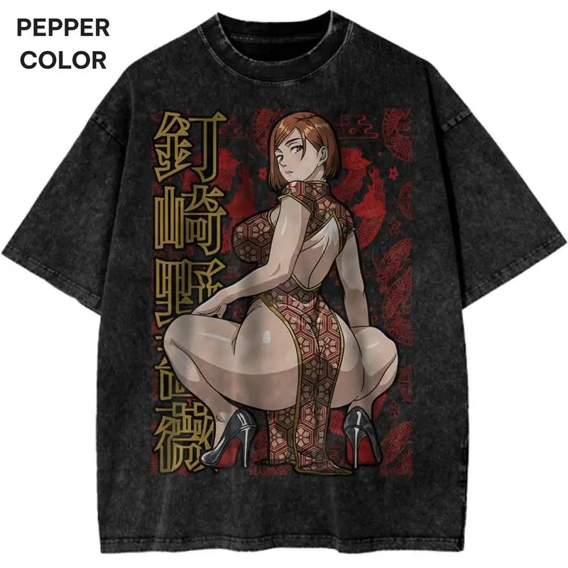 Nobara Kugisaki Shirt, Jujutsu Kaisen Shirt, Anime Shirt, Vintage T-Shirt, Anime Clothing For Fans, Collectors, Unisex Shirt Top Menswear