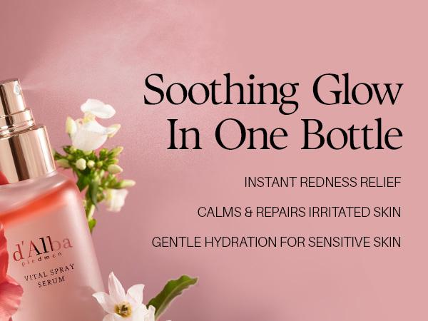 [OFFICIAL d'Alba] White Truffle Vital Spray Serum - Calming Skincare Facial Spray - Refreshing and Hydrating Mist Spray for Face (3.38 fl oz)