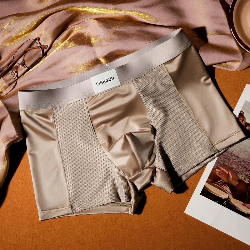 Men's Boxer Briefs 4/8 Pack!Patent-Pending Mesh Technology - Buttery Soft & Breathable Slim Fit, Zero-Chafing Versatile Piece for Commuting, Workouts, & Dates! Available in Multiple Colors - New Fall/Winter Collection Christmas Gift