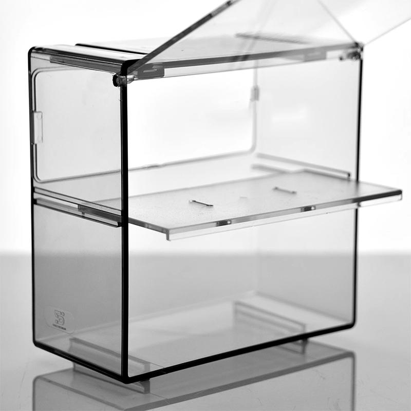 〔CC55〕1Set Double Layer Small Scale Car Model Display Box Transparent Dustproof Storage Box Large Capacity Desktop Organizer Box 〔CC55〕1Set Double Layer Small Scale Car Model Display Box Transparent Dustproof Storage Box Large Capacity Desktop Organizer Box