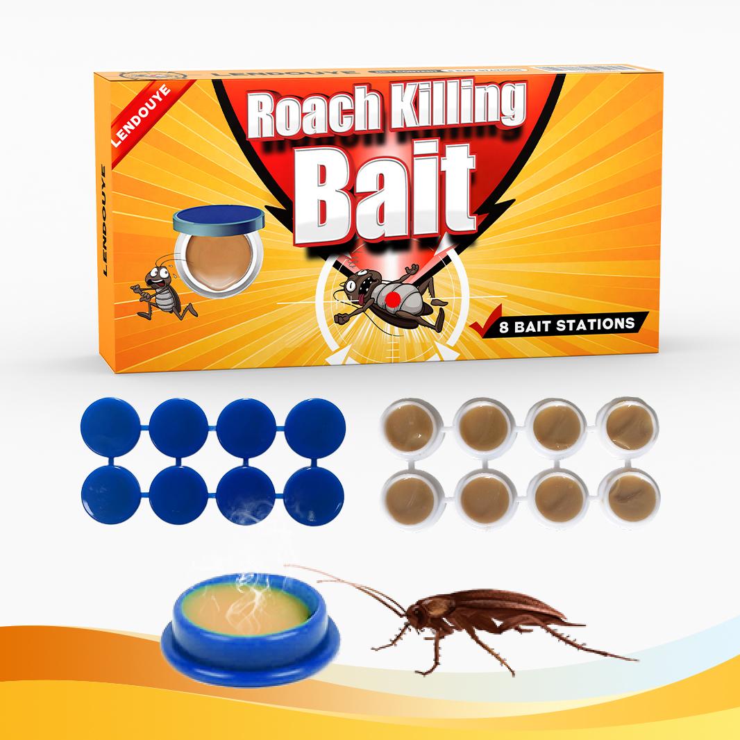 Roach Killing Bait Stations BD Cockroach Killer Gel with 8 Bait Stations for Effective Indoor Pest Control Roach Killing Bait Stations BD Cockroach Killer Gel with 8 Bait Stations for Effective Indoor Pest Control