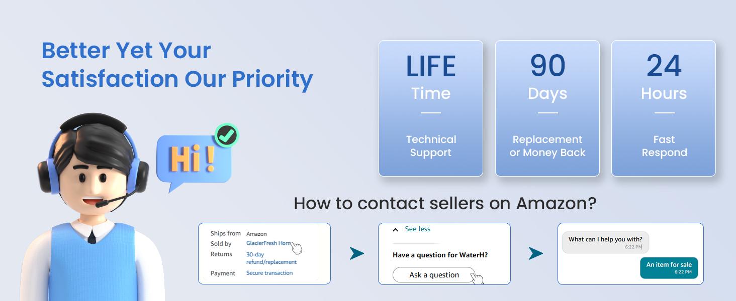 Glacier Fresh 0.0001μm 5 stage Reverse Osmosis System with Faucet, 800 GPD Tankless Under Sink RO Filtration, Non-Electric, 3:1 Pure to Drain, Reduce TDS PFAS PFOS for Home Kitchen Waterfall SpringStatements Glacier Fresh 0.0001μm 5 stage Reverse Osmosis System with Faucet, 800 GPD Tankless Under Sink RO Filtration, Non-Electric, 3:1 Pure to Drain, Reduce TDS PFAS PFOS for Home Kitchen Waterfall SpringStatements