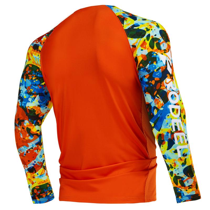 RODEEL 902 Long Sleeve Shirts Men UPF 50+ Sun UV Protection Lightweight Quick Dry Moisture Wicking Breathable Cooling Activewear for Outdoor Sport Gym Workout Hiking Camping Running Fishing Boating Construction Landscaping, Holiday Gift