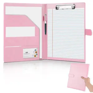 Padfolio Portfolio Binder Clipboard Resume Document Organizer for Office, Conference, Interviews