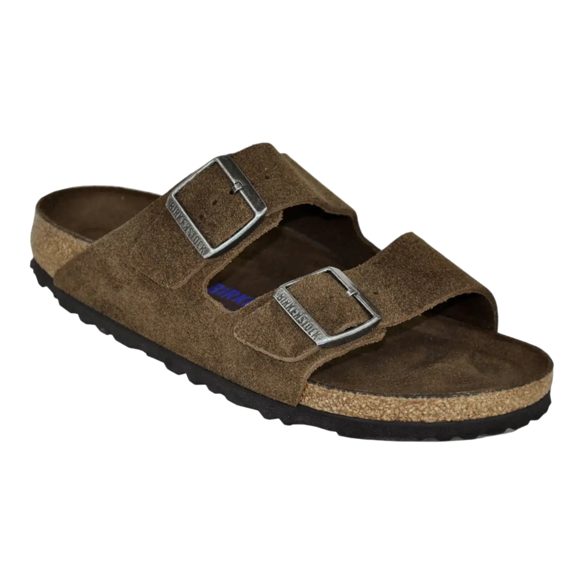 Birkenstock Arizona Soft Footbed Sandal in Carafe Leather | Two-Strap
