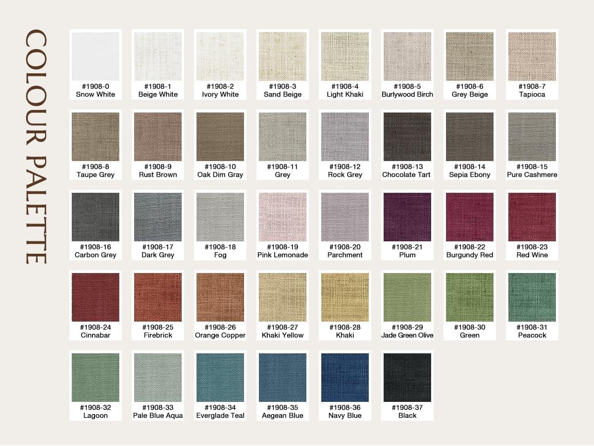 TWOPAGES 2026 Spring Glow Up Liz Faux Linen Curtains Fabric Swatch Booklet for Made-to-Order Curtains, Living Room Bedroom Curtains Sample Book, Luxury Curtains for Windows Apartment Interior Decoration, Easter Home Refresh