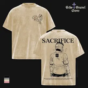 Makunouchi Ippo Hajime no Ippo Vintage Washed Oversized T-Shirt – Boxing Champion Anime Graphic Tee, Heavyweight Cotton Retro Manga Streetwear Shirt, Unisex Fighter Gym Aesthetic Apparel Gift for Anime Fans