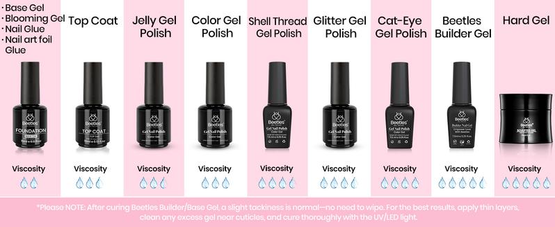 【Exclusive to TikTok】Beetles HEARTBEAT Gel Nail Polish Set,Glitter Pearl Gel Cat Eye diy salon nails at home gift Cosmetic Manicure Cutics Fall Nail Halloween Nail Black Friday Winter Nail Christmas Gift