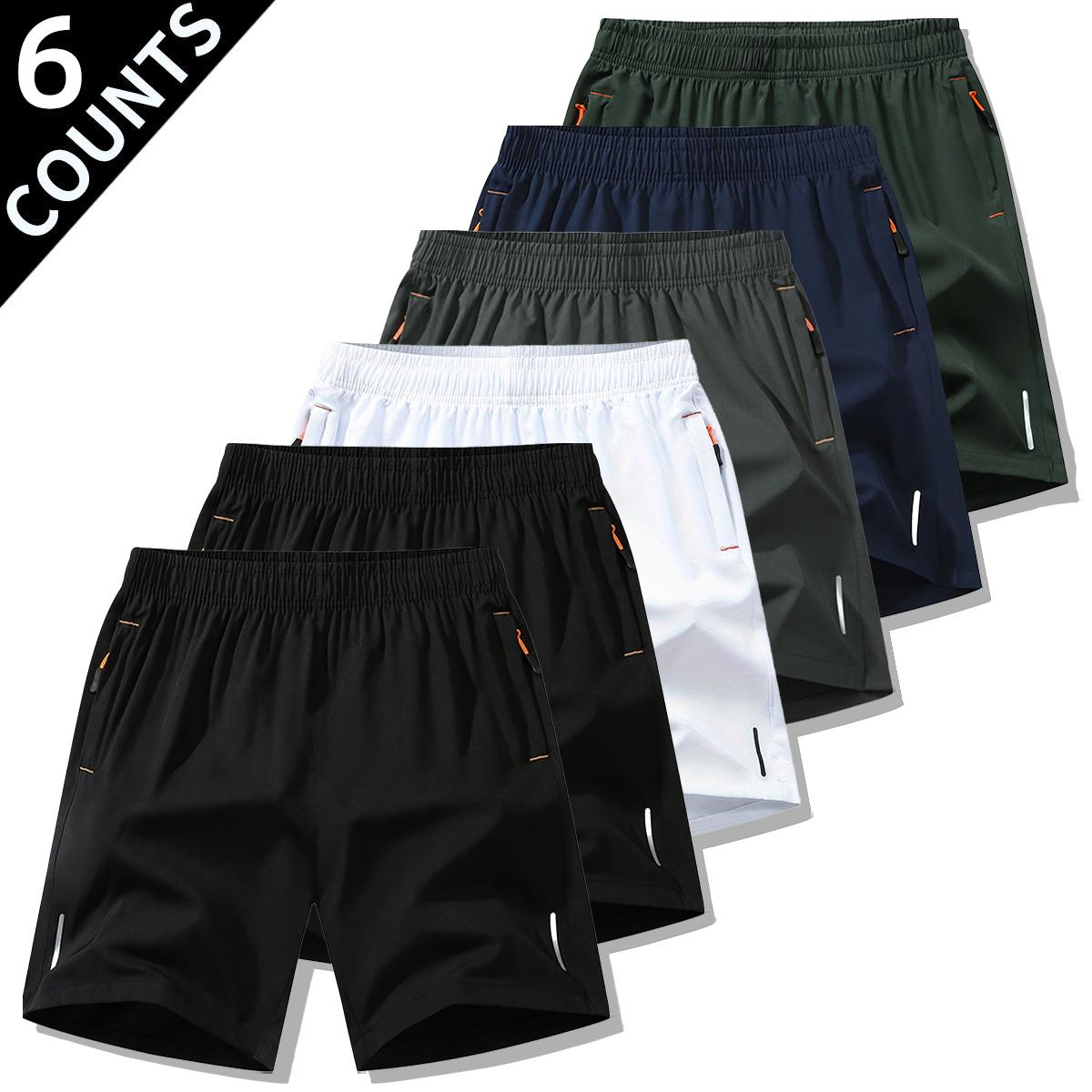 6-piece set shorts for men Summer men's casual quick drying shorts, sports and casual jogging, breathable and loose bottom shorts tiktok shop deals  5 sense gifts for him  Plain Beige Menswear Tropical SpringStatements