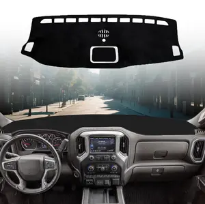 Canvcle Dash Cover Compatible with Ford Ranger 2019-2022 (Without HUD) Dashboard Cover Carpet Mat Non-Slip UV Rays Protector Dashboard Mat Sunshade