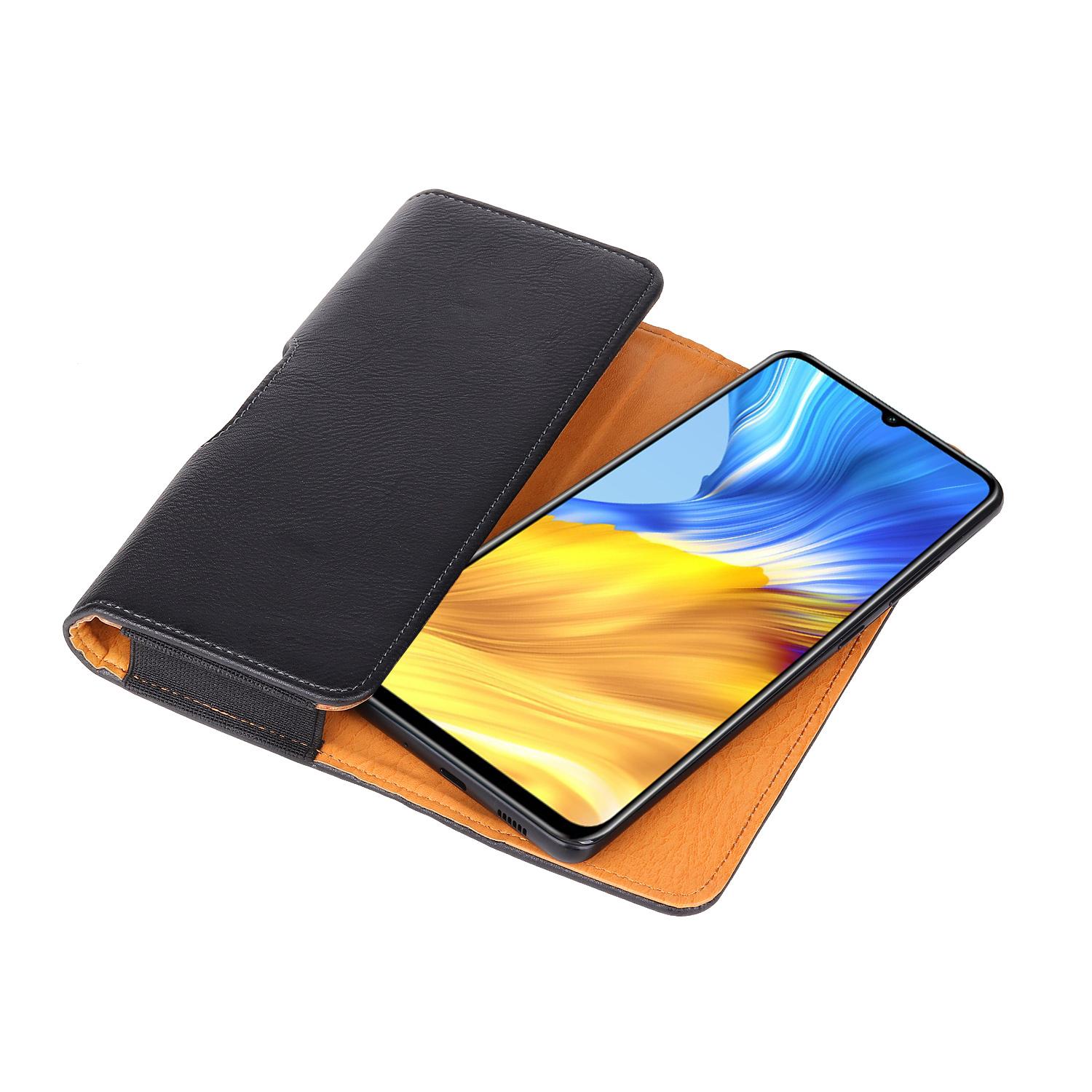 Cell Phone Holster PU Leather Magnet Pouch Belt Clip Man Waist Bag Carrying Perfect For Outdoor Daily Use