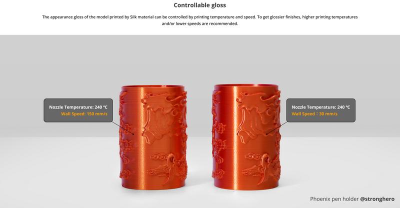 Bambu Lab PLA Silk Dual Color, 3D Printing Filaments and Materials