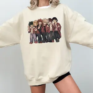 MHA Friends Sweatshirt, Friends My Heroes Academiaa Shirt, MHA Tee, Gift For MHA Fan, For Men, For Women, Streetwear