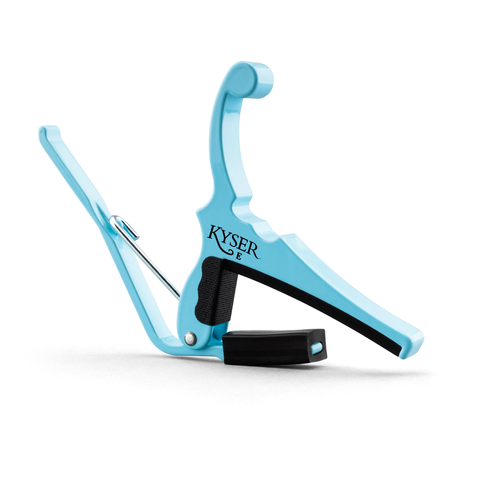 Fender x Kyser Quick-Change Electric Guitar Capo - Daphne Blue, Classic Colors, Precision Colormatch Process, Accurate Tension & Fit, 9.5" Radius, Unisex Guitar Gear (Kyser Musical Products, Inc.)