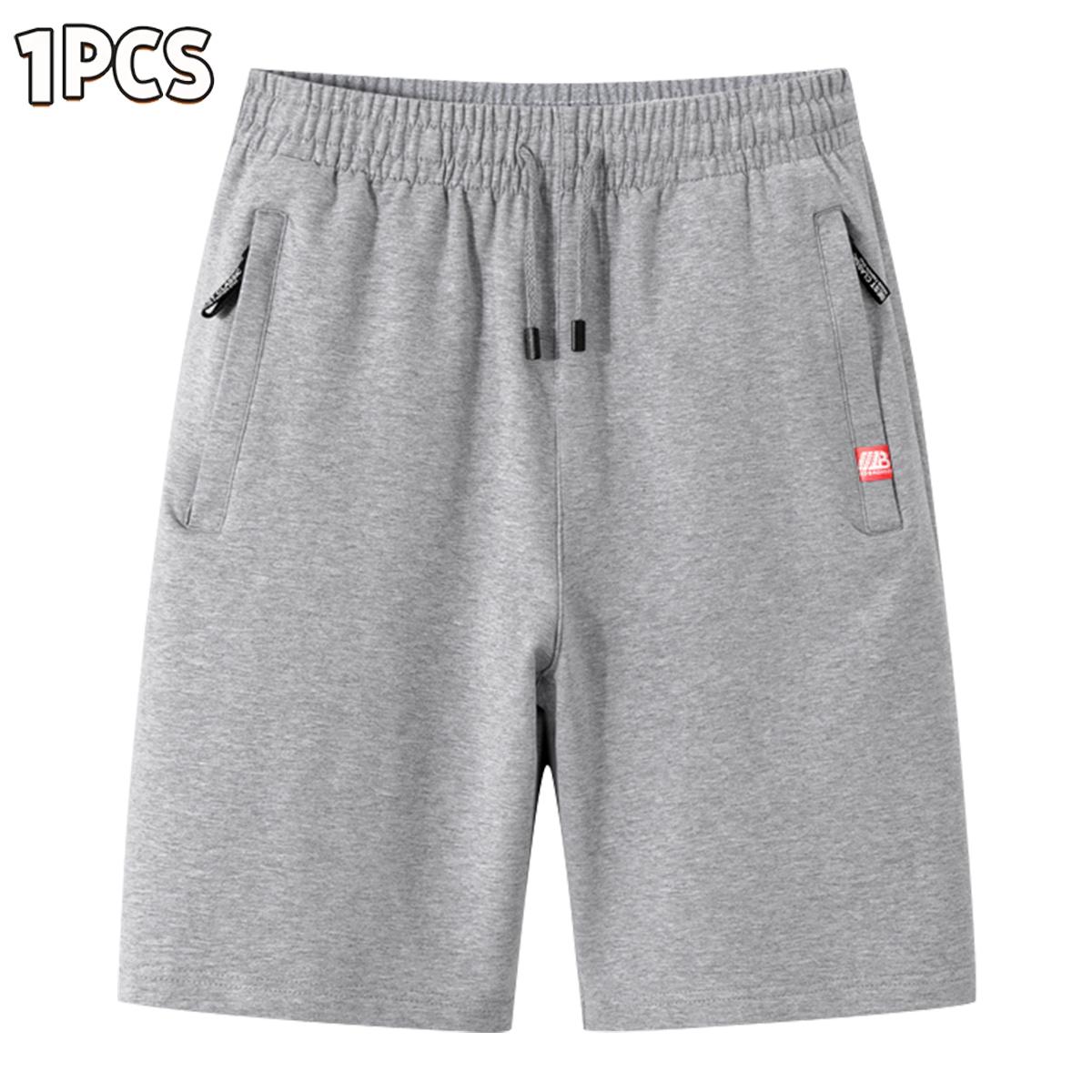 Men’s casual athletic shorts, available in four colors, made from breathable fabric with a zipper design—perfect for summer beach trips, outings, and everyday outdoor activities.