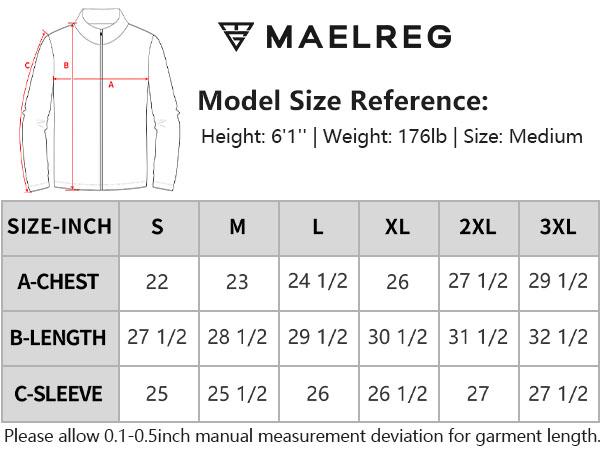 MAELREG Men's Winter Jacket Lightweight Full Zip Fleece Coat Thermal Warm Golf Outerwear Casual Stylish Soft Long Sleeve Menswear MAELREG Men's Winter Jacket Lightweight Full Zip Fleece Coat Thermal Warm Golf Outerwear Casual Stylish Soft Long Sleeve Menswear