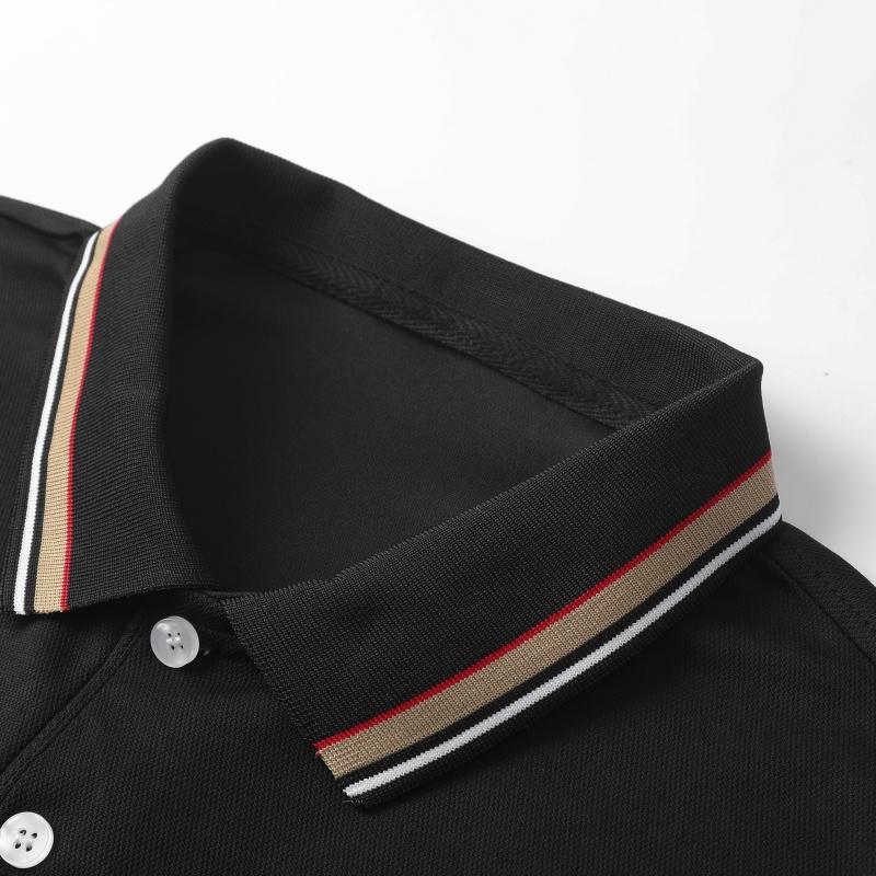 Pack of 5 - Men's Quick Dry Color Block Striped Polo Shirt, Classic Button-Down Collar Top, Trendy Casual Sports Short Sleeve Polo, Suitable for Everyday Activities, Playing Ball, Golf, Outdoor Sports