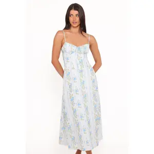 Florencia Midi Dress - Blue Floral