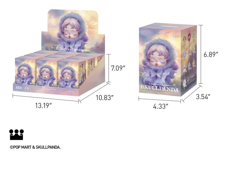 POP MART SKULLPANDA L’impressionnisme Series Plush Doll, Blind Box