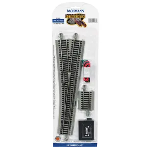 Bachmann 44565 E-Z Track HO #5 Remote Turnout Left Hand...