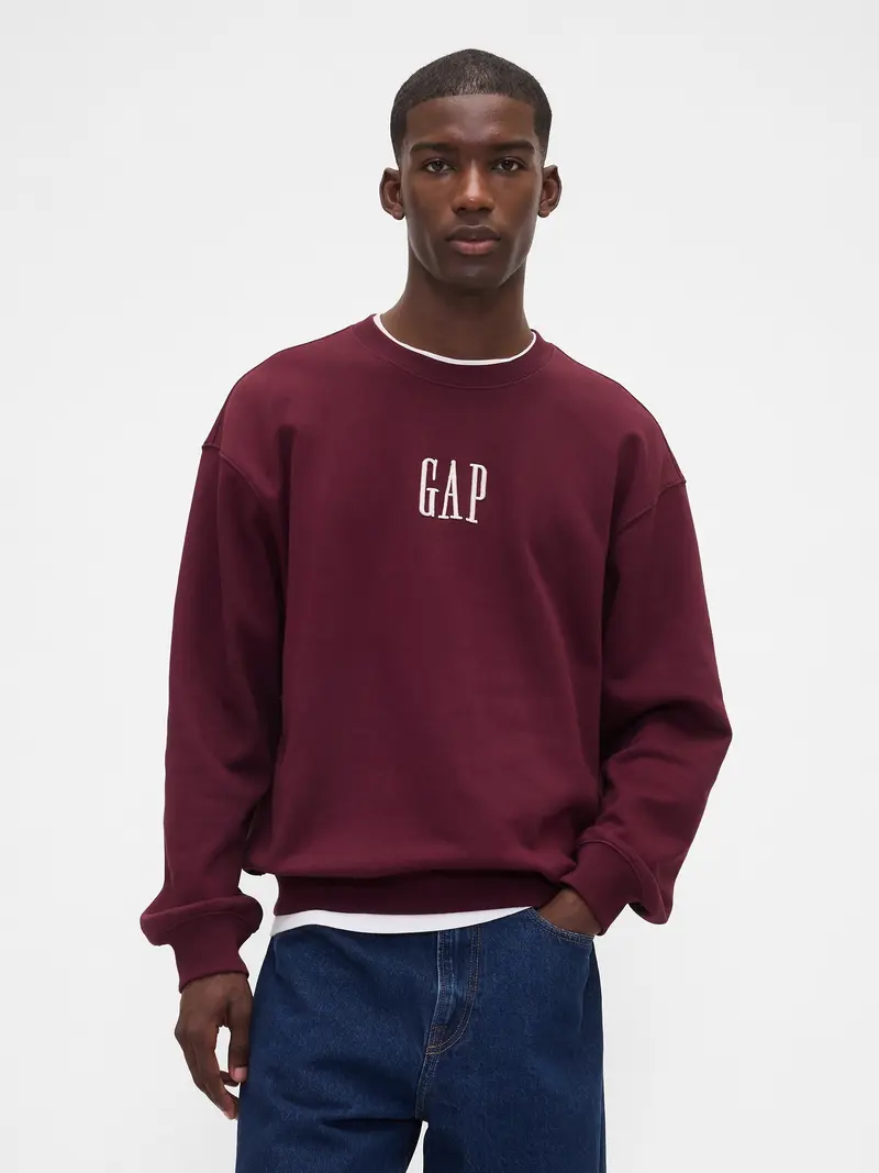 Gap Men's Heavyweight Oversized Logo Sweatshirt - Gender Neutral