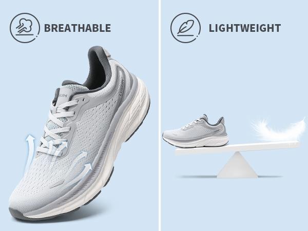 Men's And Women's Black Shoes Cloud-Comfort Breathable Sneakers trending Walking shoe Lightweight non slip platform Athletic Tennis Running Shoes