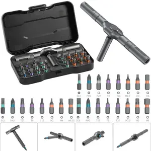 AWEE 24-in-1 Magnetic Ratchet Screwdriver Set, Interchangeable Multi-Function DIY Tool, Compact Portable for Home Repair & Maintenance, Perfect Gift for Handymen