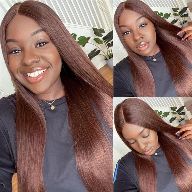Megalook Wear Go Glueless Wigs Pre Cut 6x5 HD Lace Straight Lace Front Human Hair Wigs Bleached Tiny Knots Easy Put On Go Beginner Friendly Wig