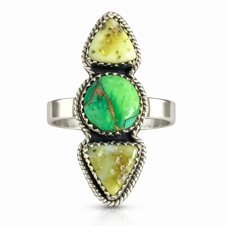 Green Apple Turquoise & Palomino