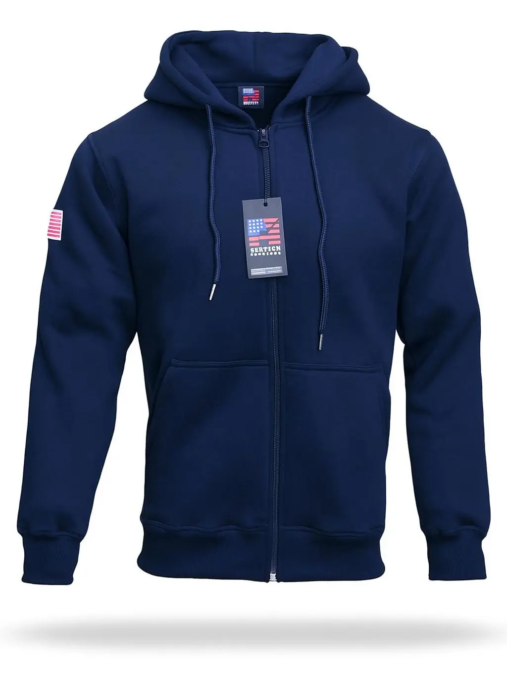 NEXTECH FR Hoodies 12.2 oz Cotton Fleece Zipper Flame Resistant Hooded Sweatshirts for Safety Comfort Durability and Daily Use