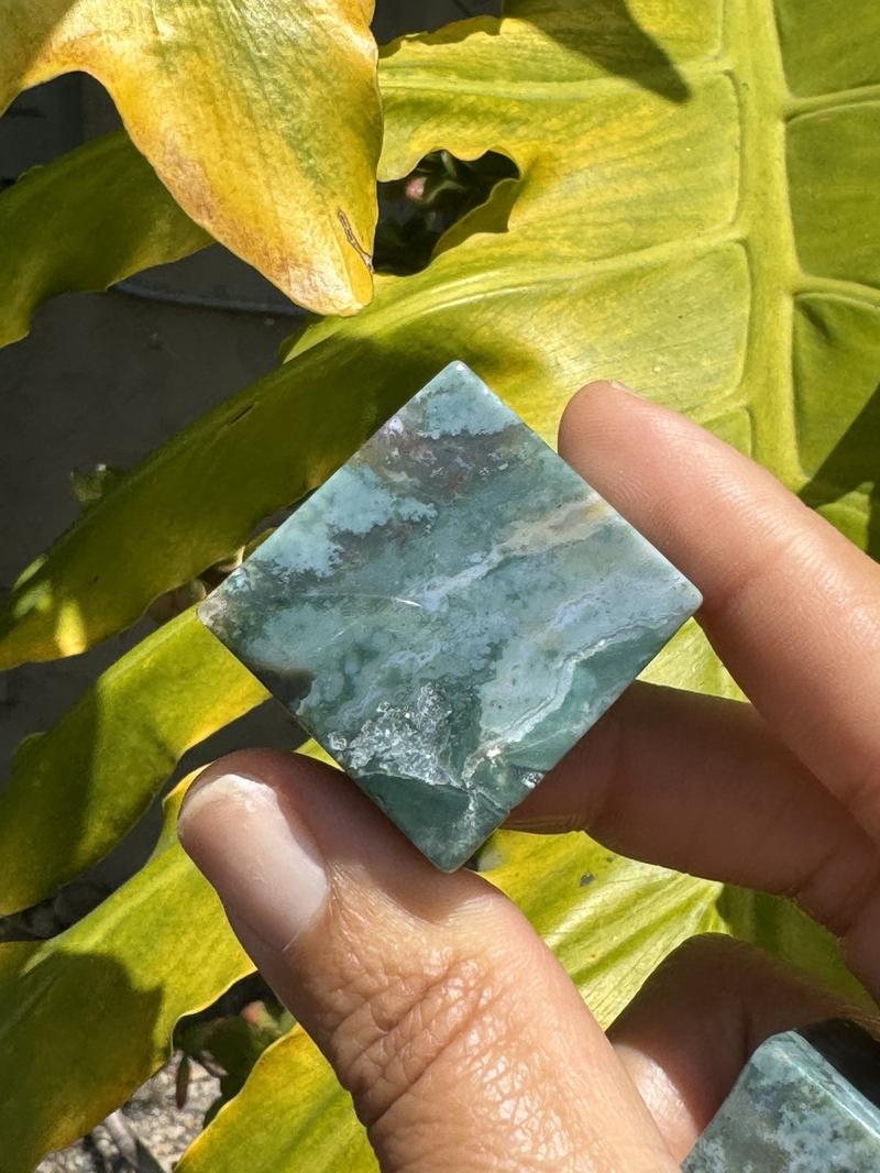 Moss Agate Crystal Free Forms