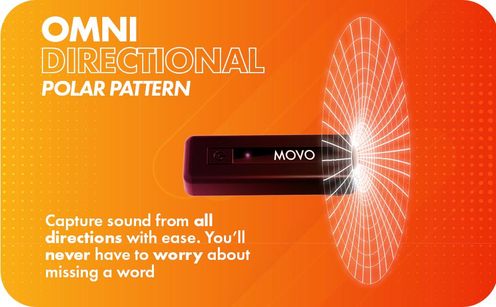 Movo - Wireless Mini | Colorful Lavalier Microphone System for Cameras | Audio Capture Kit with 164ft Range, Omnidirectional, Long Battery Life Movo - Wireless Mini | Colorful Lavalier Microphone System for Cameras | Audio Capture Kit with 164ft Range, Omnidirectional, Long Battery Life