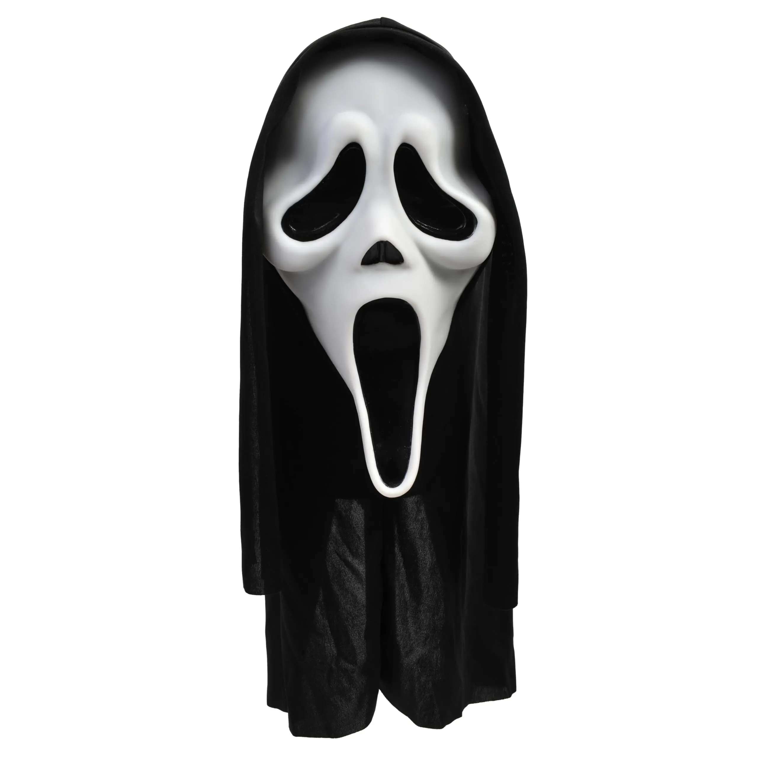Adult Scream Ghost Face Mask, Classic Horror Movie Slasher Killer Mask, Scary Halloween Cosplay Costume Accessory for Party Decorations