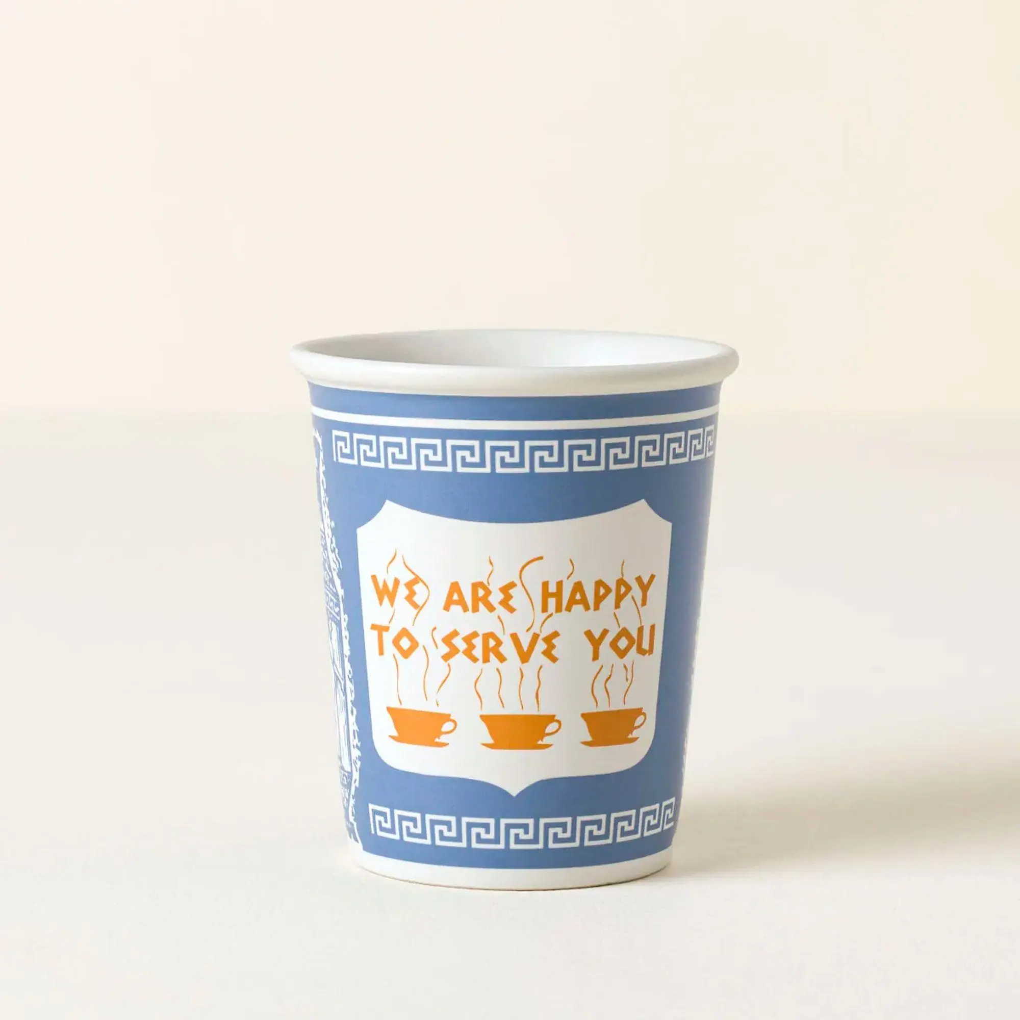 Ceramic Greek Coffee Cup Classic