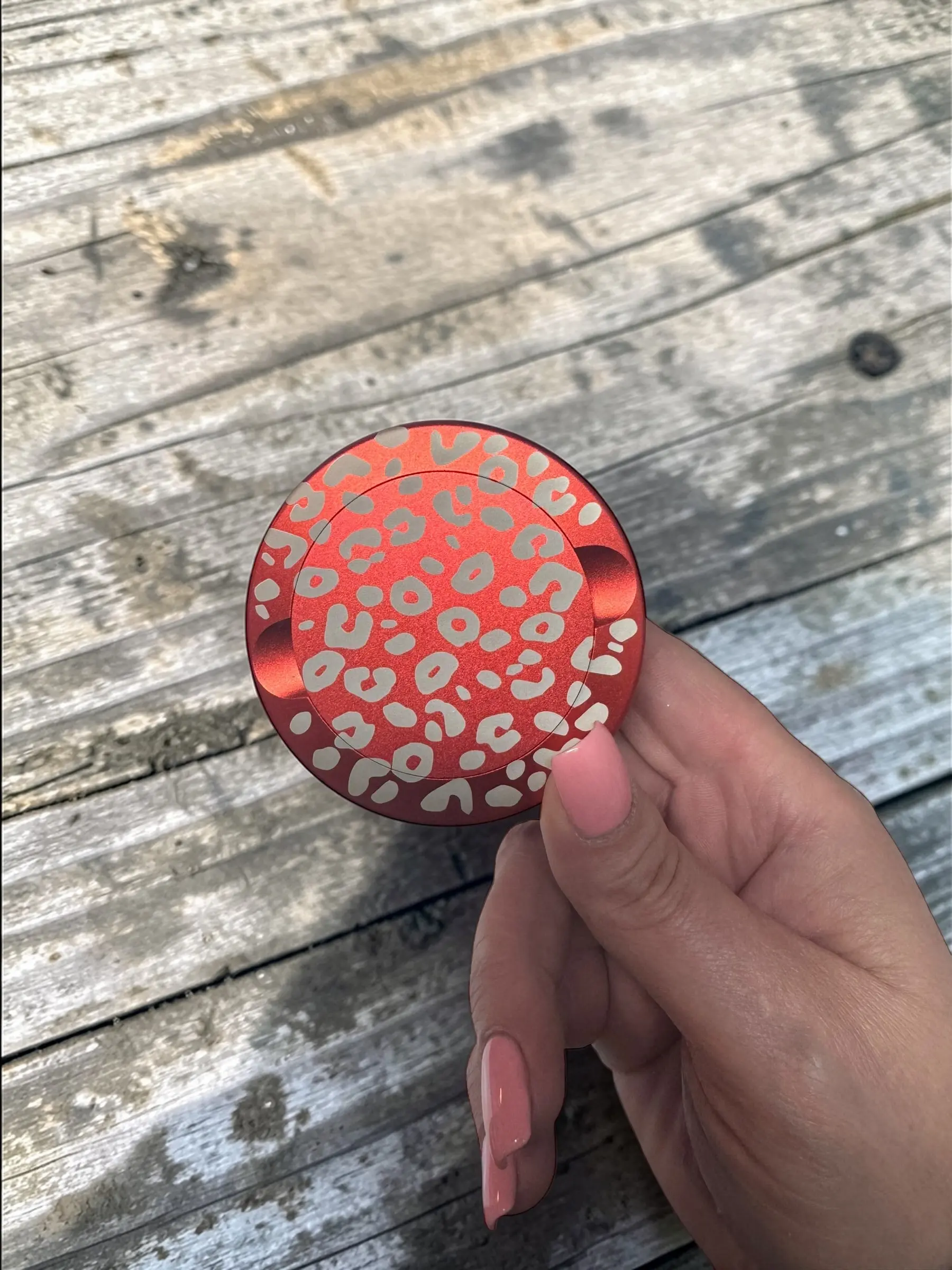 Nicotine Pouch Tin | Snus Tin | Cheetah Print | Aluminum Travel Tin