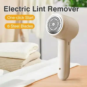 1 Count Rechargeable Fabric Shaver, Simple Operation for Hassle-Free Lint Removal