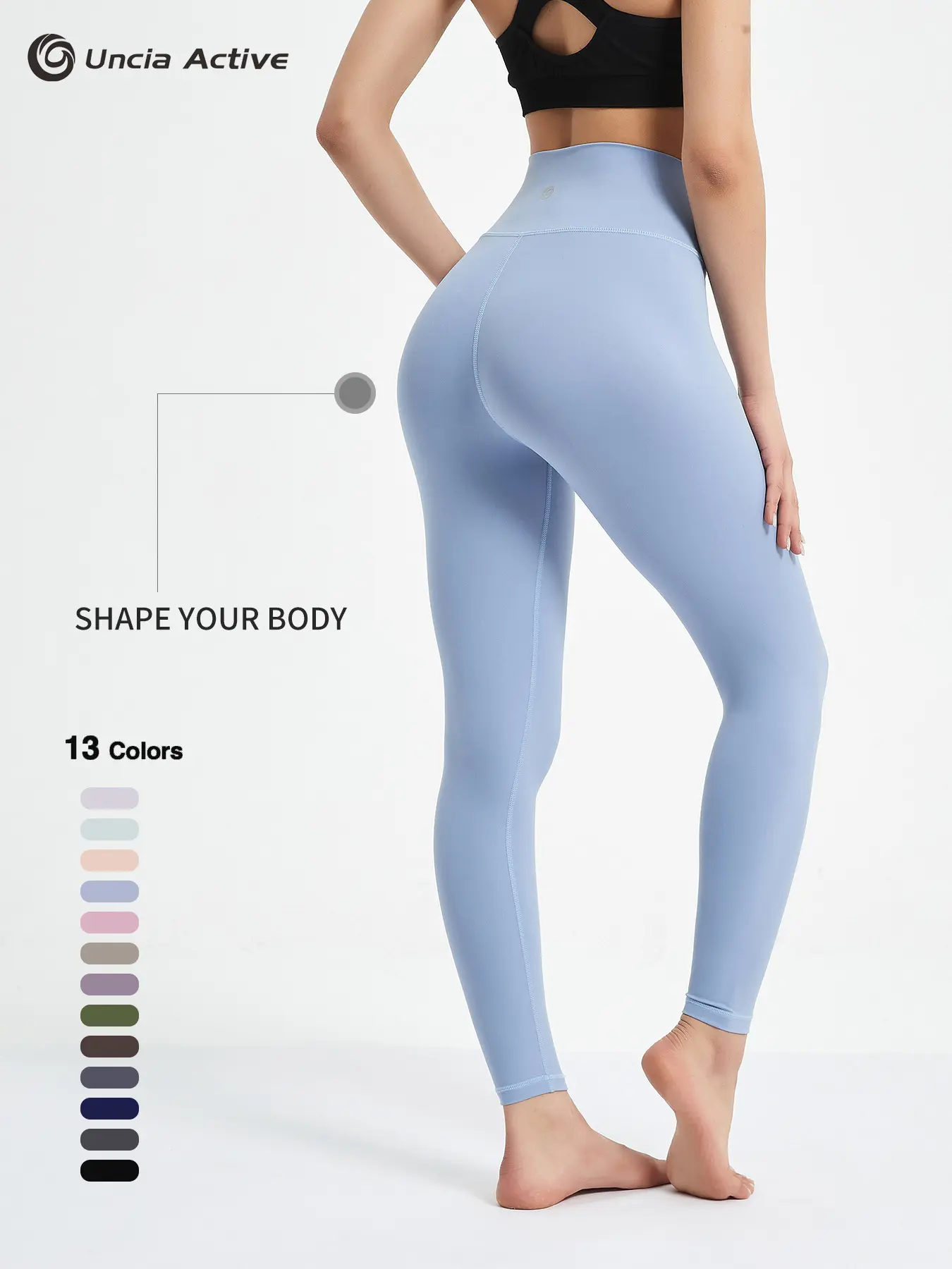 Uncia Active Women's High Waist Stretch Yoga Leggings - Buttery Soft 4-Way Stretch, Squat Proof, Non-See Through, Tummy Control Comfy Pants for Gym Workout Sets, Women's Clothes,back to school,back to school haul