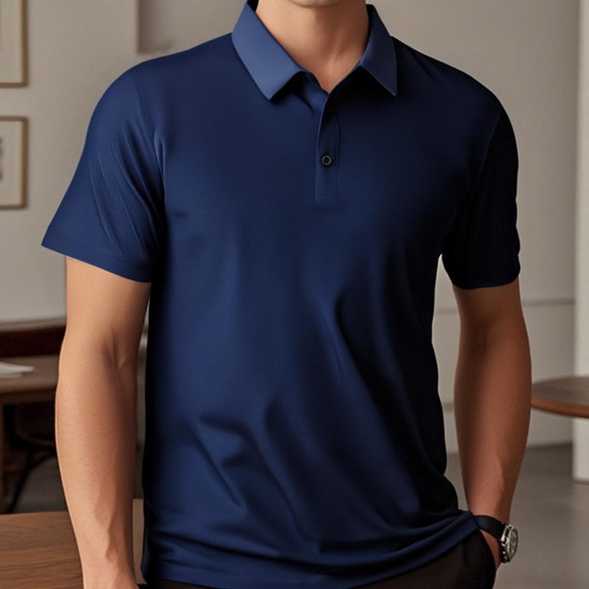 Premium Performance Polos: Ultra-Breathable, Moisture-Wicking Polos with Stretch | Fashion Collar Short Sleeve Casual Tees (Available in Various Colors) Soft, Sweat-Absorbing, Lightweight Everyday Wear