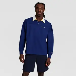 Gridiron Long Sleeve Rugby, Script Logo