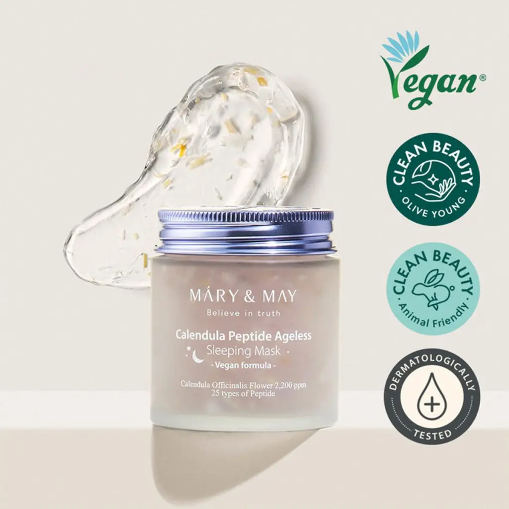 Mary&May Calendula Peptide Ageless Sleeping Mask 110ml