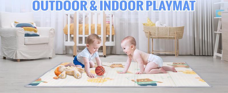 Suposeu Baby Playpen with Mat,Portable Baby Play Yard for Toddler,Safety with Soft Breathable Mesh,Indoor and Outdoor,Large Kids Activity Centery