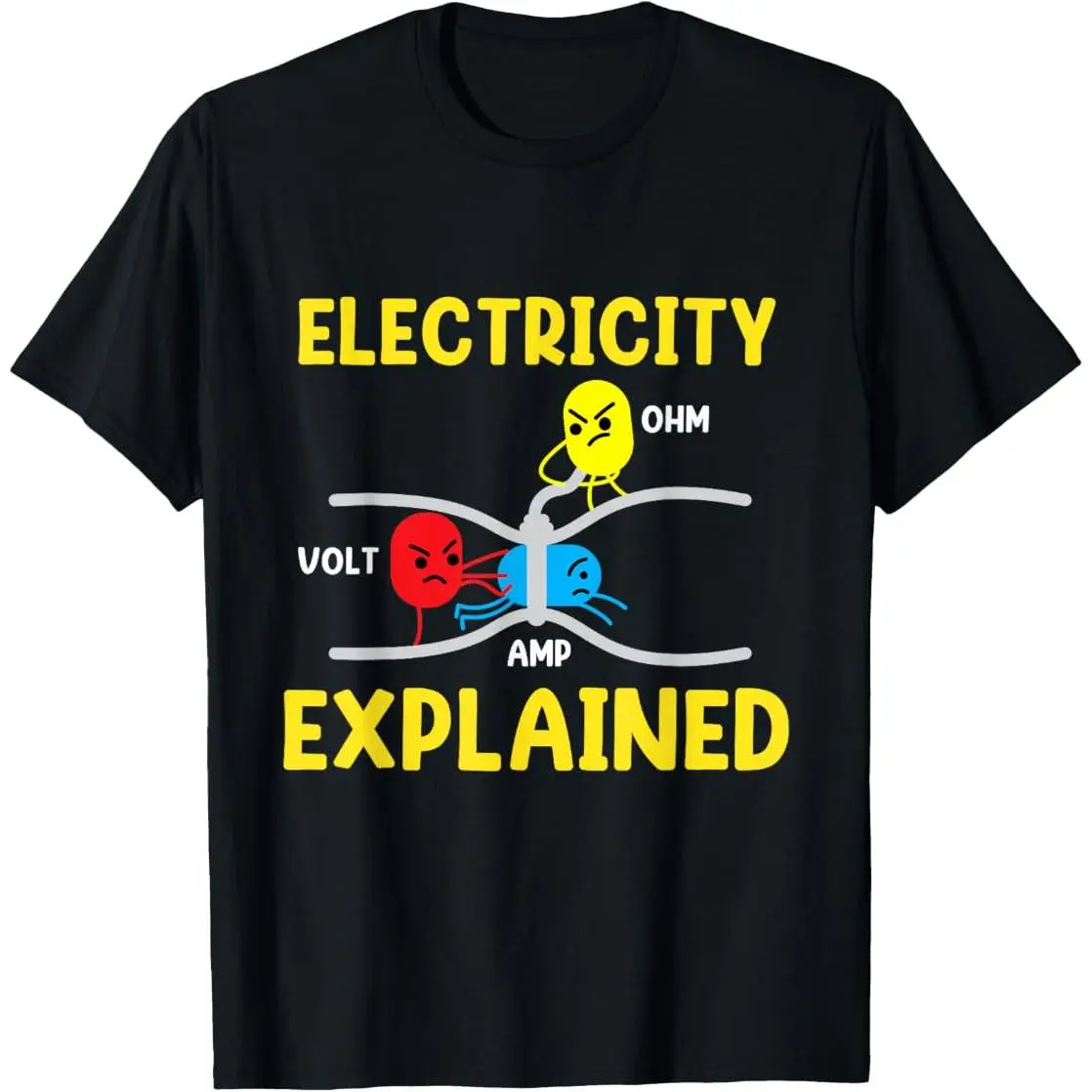 Electricity Explain Electrical Engineer Engineering Graphic T-Shirt summer graphic tees
