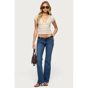 Vania Ultra Low Rise Bootcut Jeans