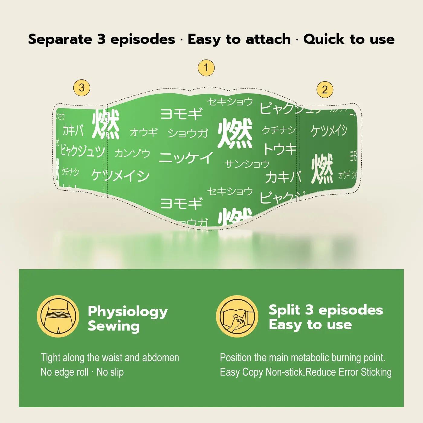 Hanpo Herbal patch Pad Balance Patch,Health Patch,Waist and abdomen brush,Five tablets per box