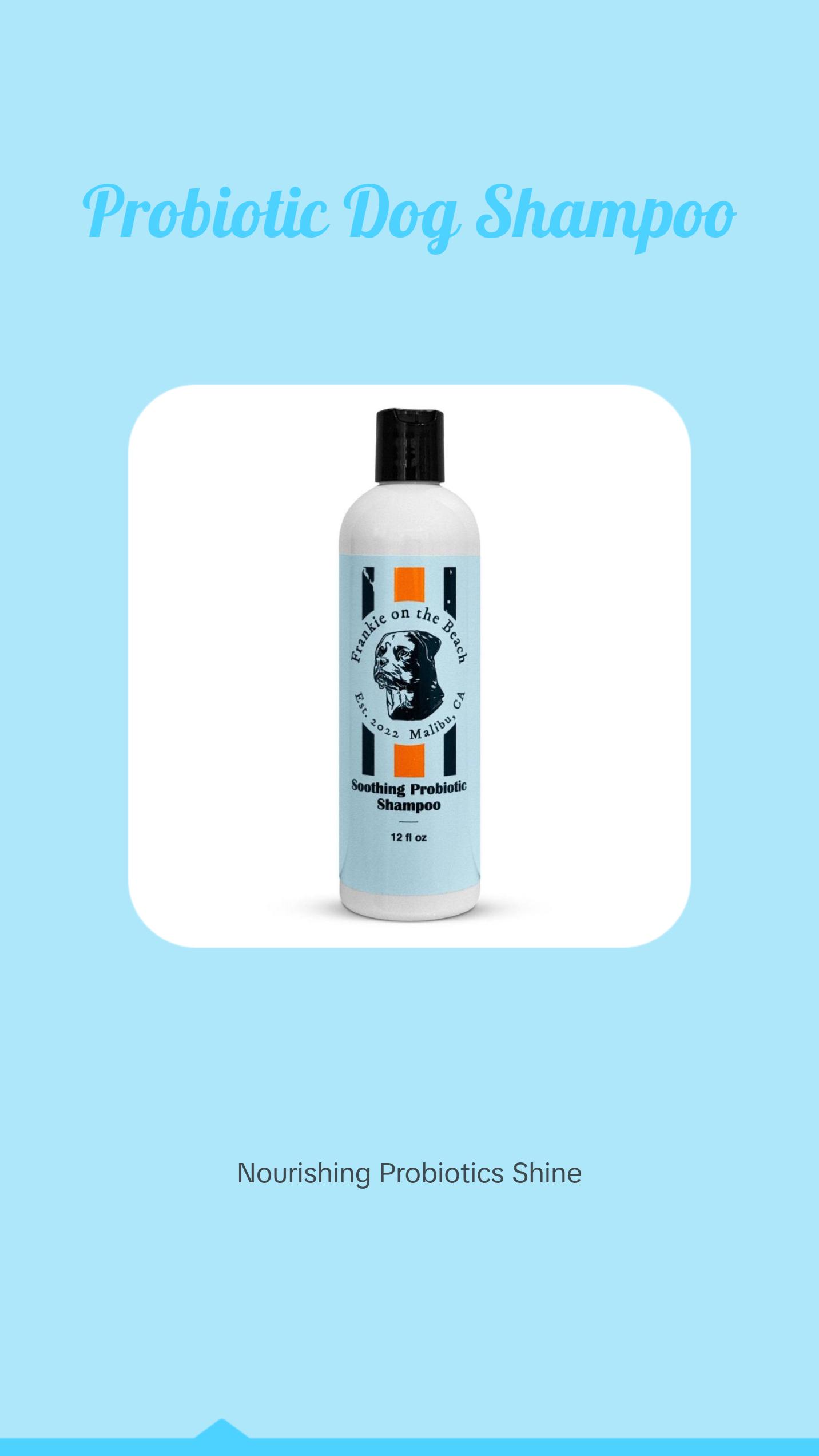 Frankie on the Beach Soothing Probiotic Shampoo