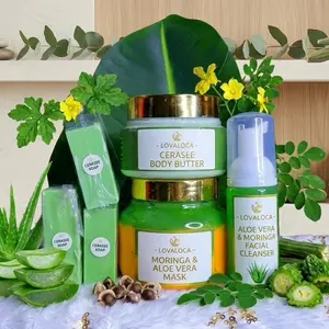 6pcs combo set soap natural  3soap 1cream 1scrub 1serum