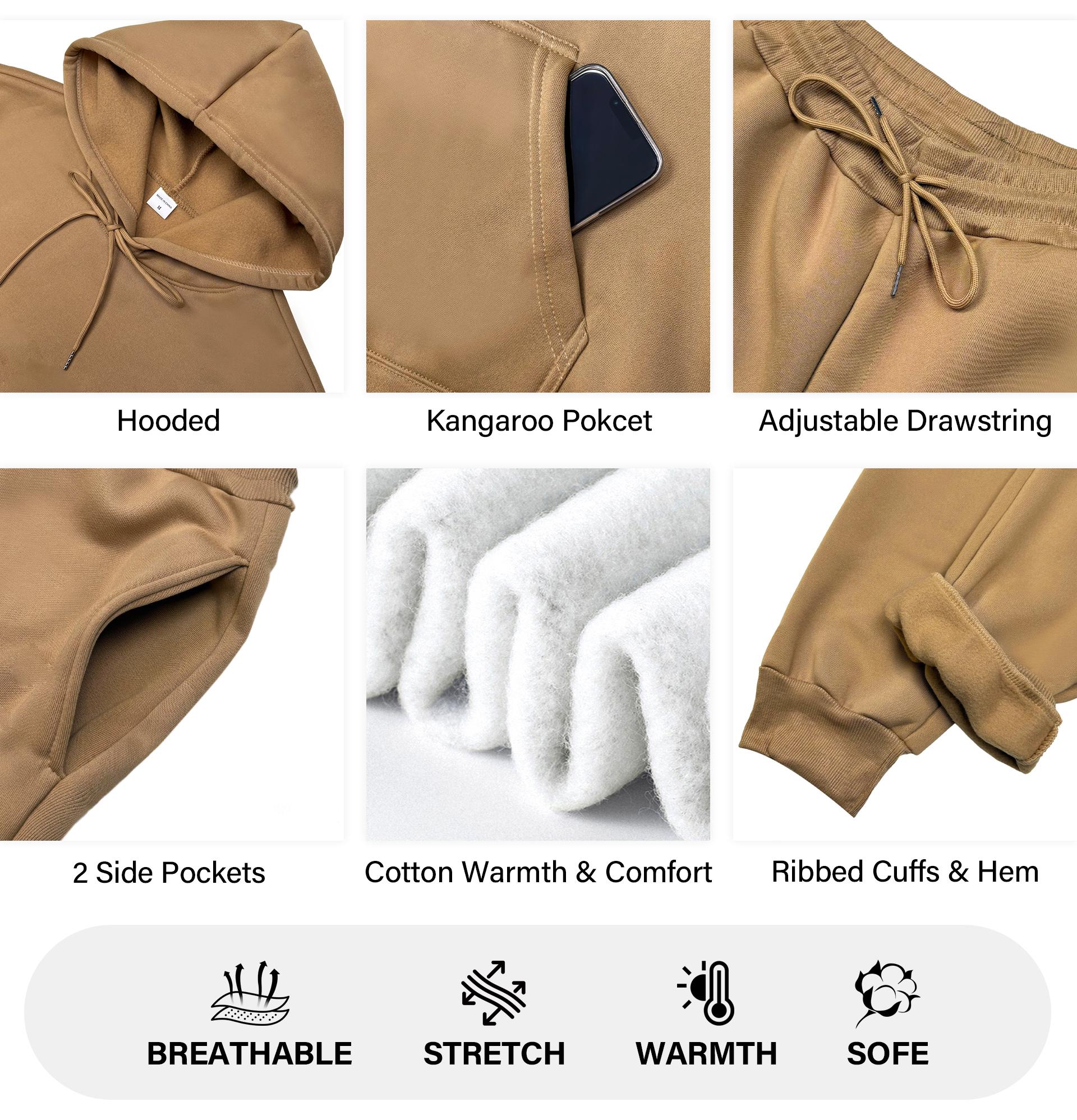 Men's Milano Printed Hoodie and Drawstring Sweatpants Set, Menswear, Casual Athletic Long Sleeve Hooded Jacket & Trousers for Fall & Winter, Men's Clothing for Daily Wear, Sportswear Indoor Outdoor, Tracksuit, Athleisure Summer Clothes